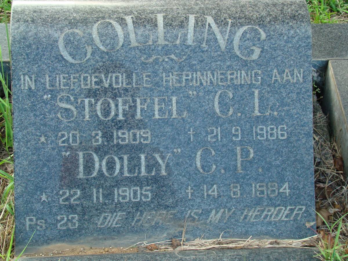 COLLING C.L. 1909-1986 &amp; C.P. 1905-1984