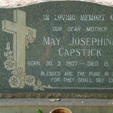 CAPSTICK May Josephine 1907-1973