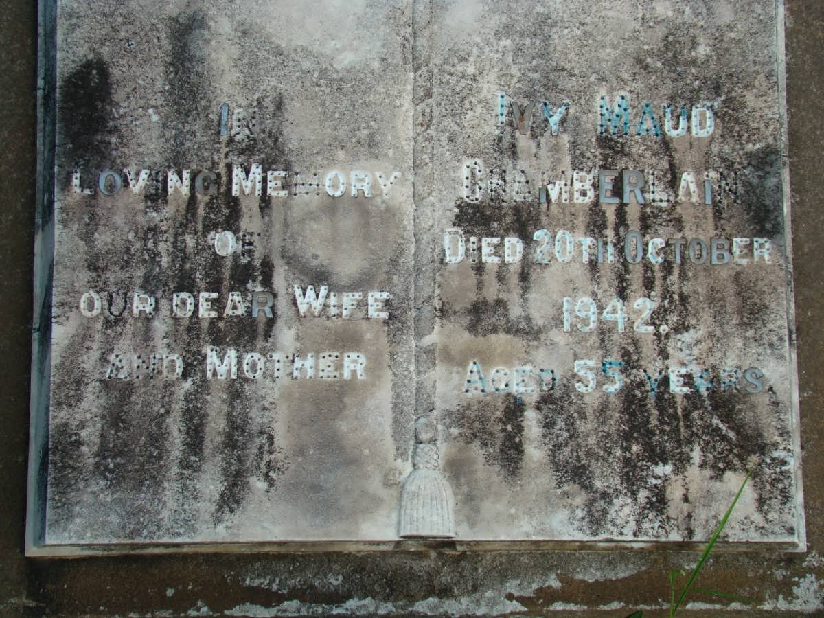 CHAMBERLAIN Ivy Maud -1942