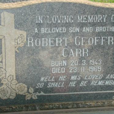 CARR Robert Geoffrey 1943-1969
