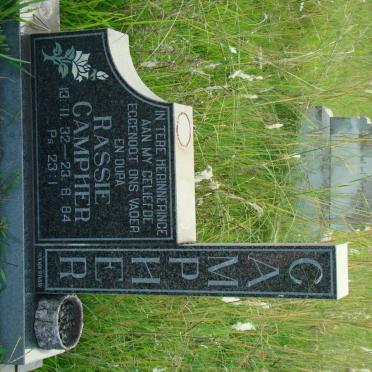 CAMPHER Rassie 1932-1984