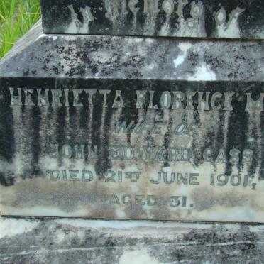 CASS Henrietta Florence Mary -1901