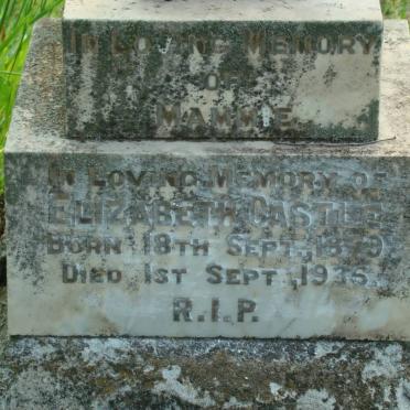 CASTLE Elizabeth 1879-1936