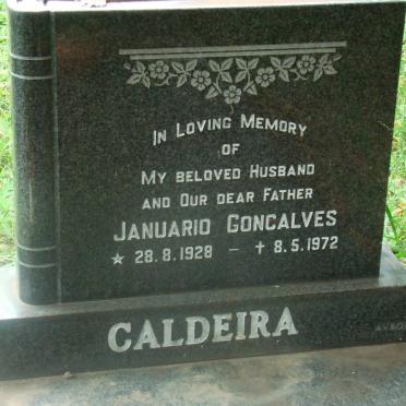 CALDEIRA Januario Goncalves 1928-1972