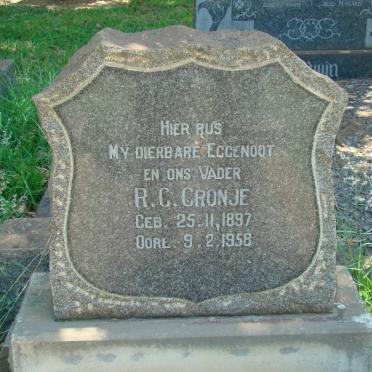 CRONJE R.C. 1897-1958