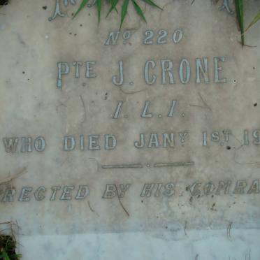 CRONE J. -1901