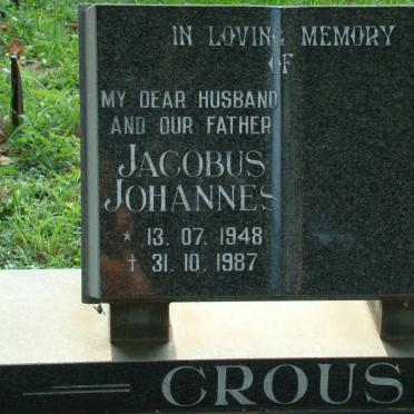 CROUS Jacobus Johannes 1948-1987
