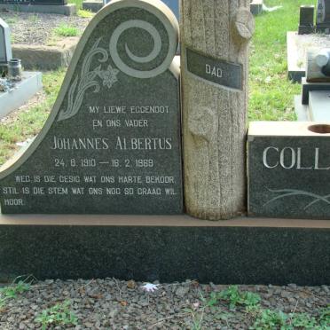 COLLYER Johannes Albertus 1910-1969