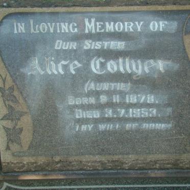 COLLYER Alice 1878-1953