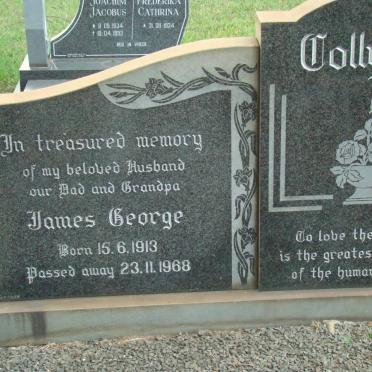 COLLYER James George 1913-1968 &amp; Olga Helen 1918-1983 