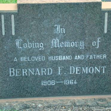 DEMONT Bernard F. 1906-1964