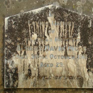 DICKS Albert David -1918