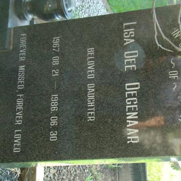 DEGENAAR Lisa Dee 1967-1986