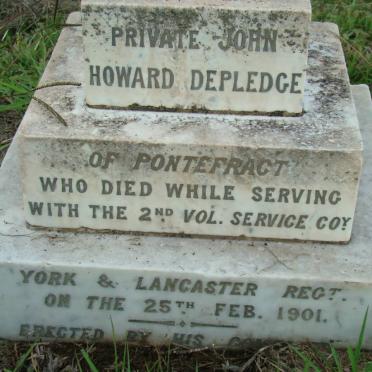 DEPLEDGE John Howard -1901