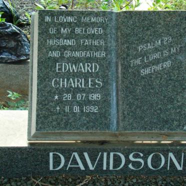 DAVIDSON Edward Charles 1919-1992