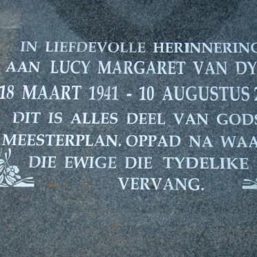 DYK Lucy Margaret, van 1941-2006