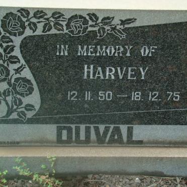 DUVAL Harvey 1950-1975