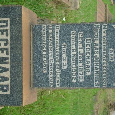 DEGENAAR Nicolaas Johannes 1873-1932