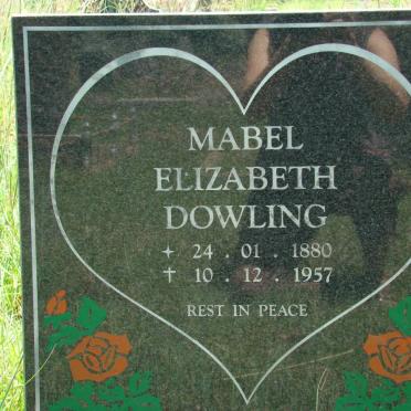 DOWLING Mabel Elizabeth 1880-1957