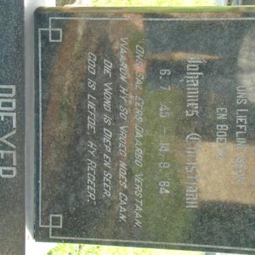 DREYER Johannes Christiaan 1945-1964