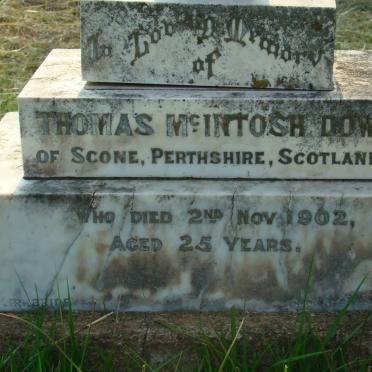 DOW Thomas McIntosh -1902