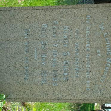 DICKS Henry S. 1839-1913