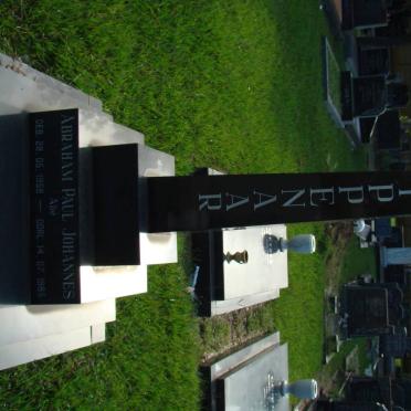 DIPPENAAR Abraham Paul Johannes 1958-1985