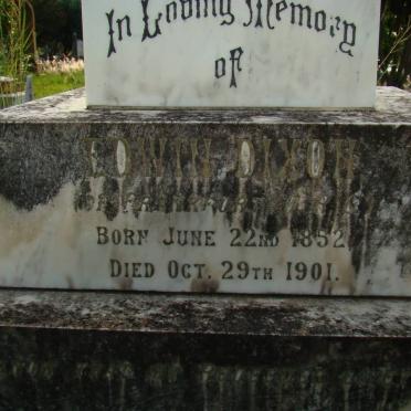 DIXON Edwin 1852-1901