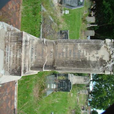 DICKS George William 18?7-1922 &amp; Ellen Magdalina ZIETSMAN  -19??