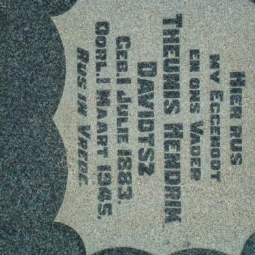 DAVIDTSZ Theunis Hendrik 1883-1945