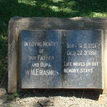 ERASMUS W.M. 1891-1961