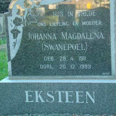 EKSTEEN Johanna Magdalena nee SWANEPOEL 1911-1993