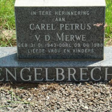 ENGELBRECHT Carel Petrus van der Merwe 1943-1988