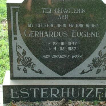 ESTERHUIZEN Gerhardus Eugene 1947-1987