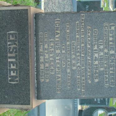 EKSTEEN Ignatius Stephanus 1880-1961 &amp; Lottie ZIETSMAN 1881-1945