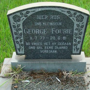 FOURIE George 1977-1981