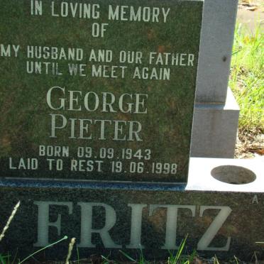 FRITZ George Pieter 1943-1998