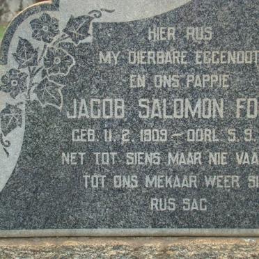 FOURIE Jacob Salomon 1909-1959