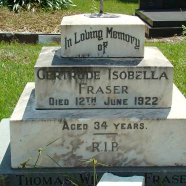 FRASER Gertrude Isobella -1922