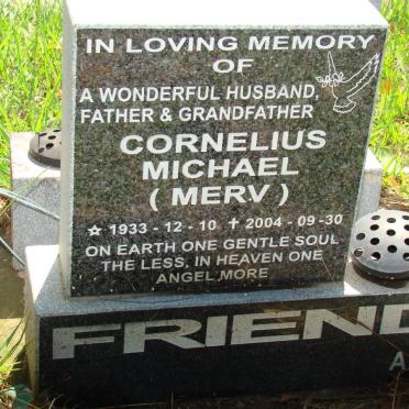 FRIEND Cornelius Michael 1933-2004