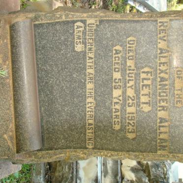 FLETT Alexander Allan -1929