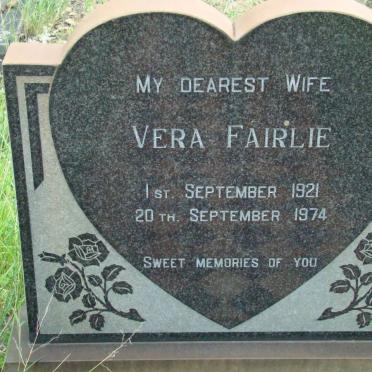 FAIRLIE Vera 1921-1974