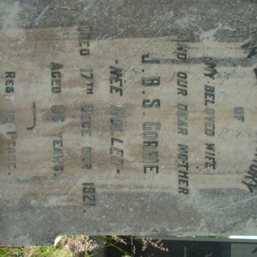 GORRIE J.B.C. nee MOLLER -1921