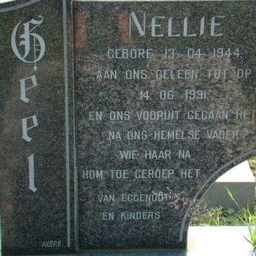 GEEL Nellie 1944-1991