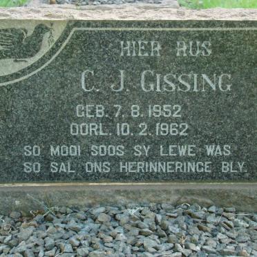 GISSING C.J. 1952-1962