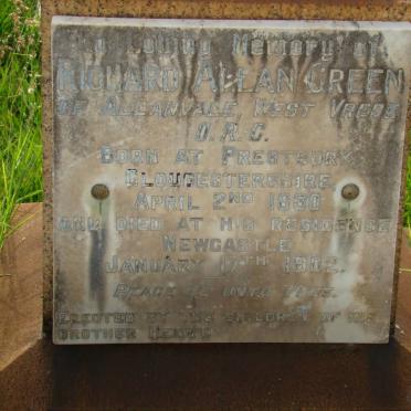 GREEN Richard Allan 1830-1902