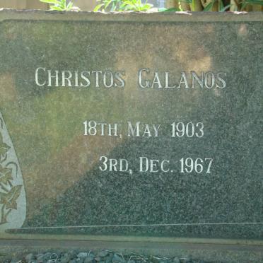 GALANOS Christos 1903-1967