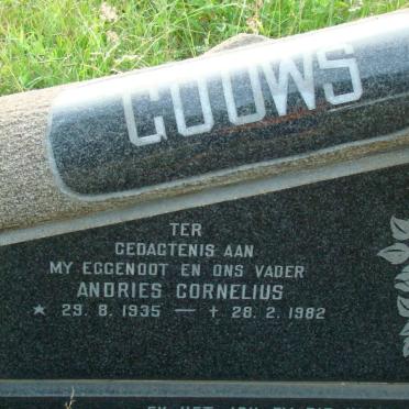 GOUWS Andries Cornelius 1935-1982