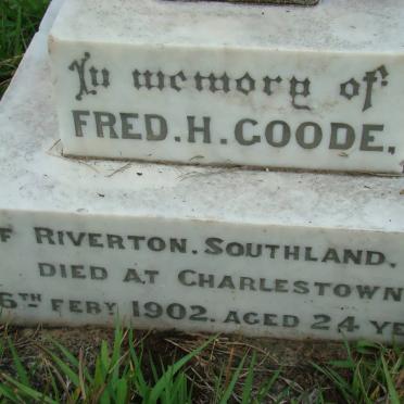 GOODE Fred H. -1902