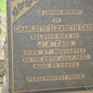 GAGE Charlotte Elizabeth -1932